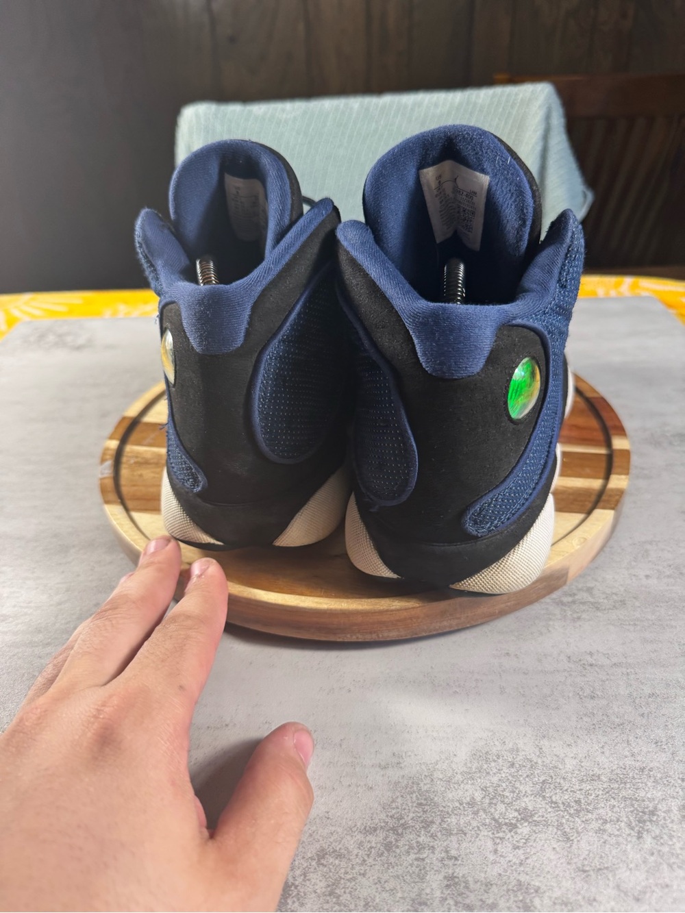 Nike Air Jordan 13 Retro Brave Blue  Shoes  Men’s 8/womens9.5 - Picture 2 of 6
